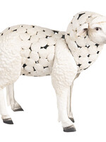 Clayre & Eef Decoratie schaap 49*17*45 cm 6Y3535