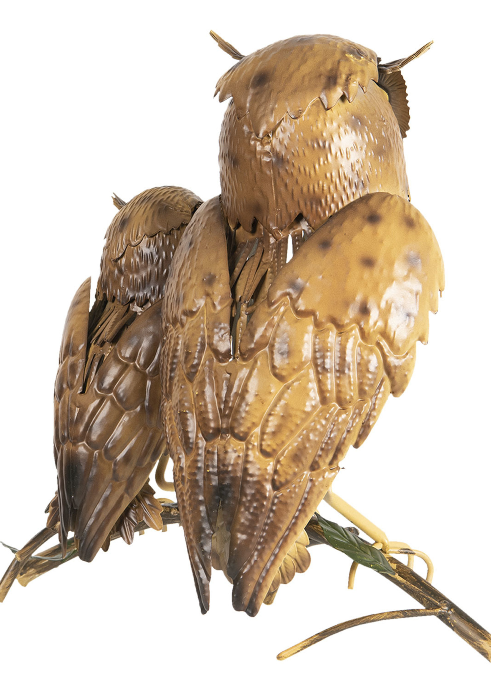 Clayre & Eef Décoration hiboux 36*20*36 cm 6Y3538