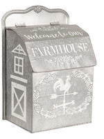 Clayre & Eef Brievenbus 26*16*37 cm 6Y3549