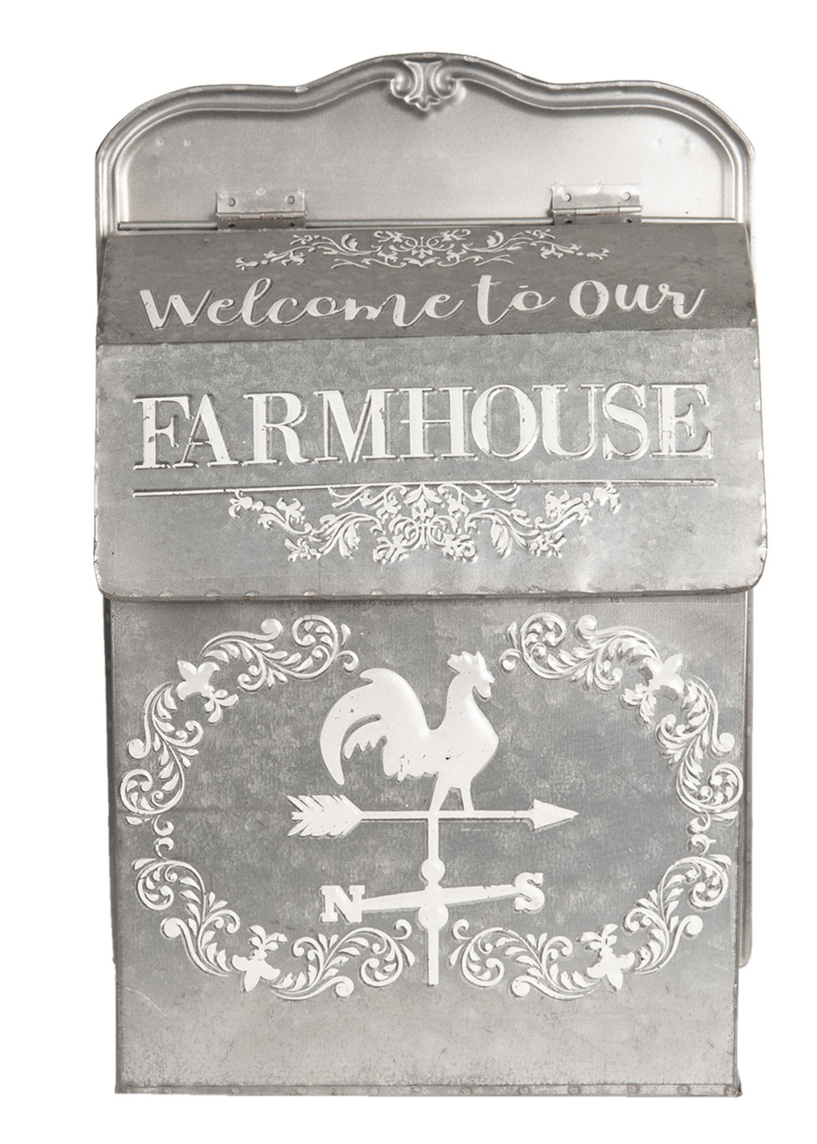 Clayre & Eef Boîte aux lettres 26*16*37 cm 6Y3549