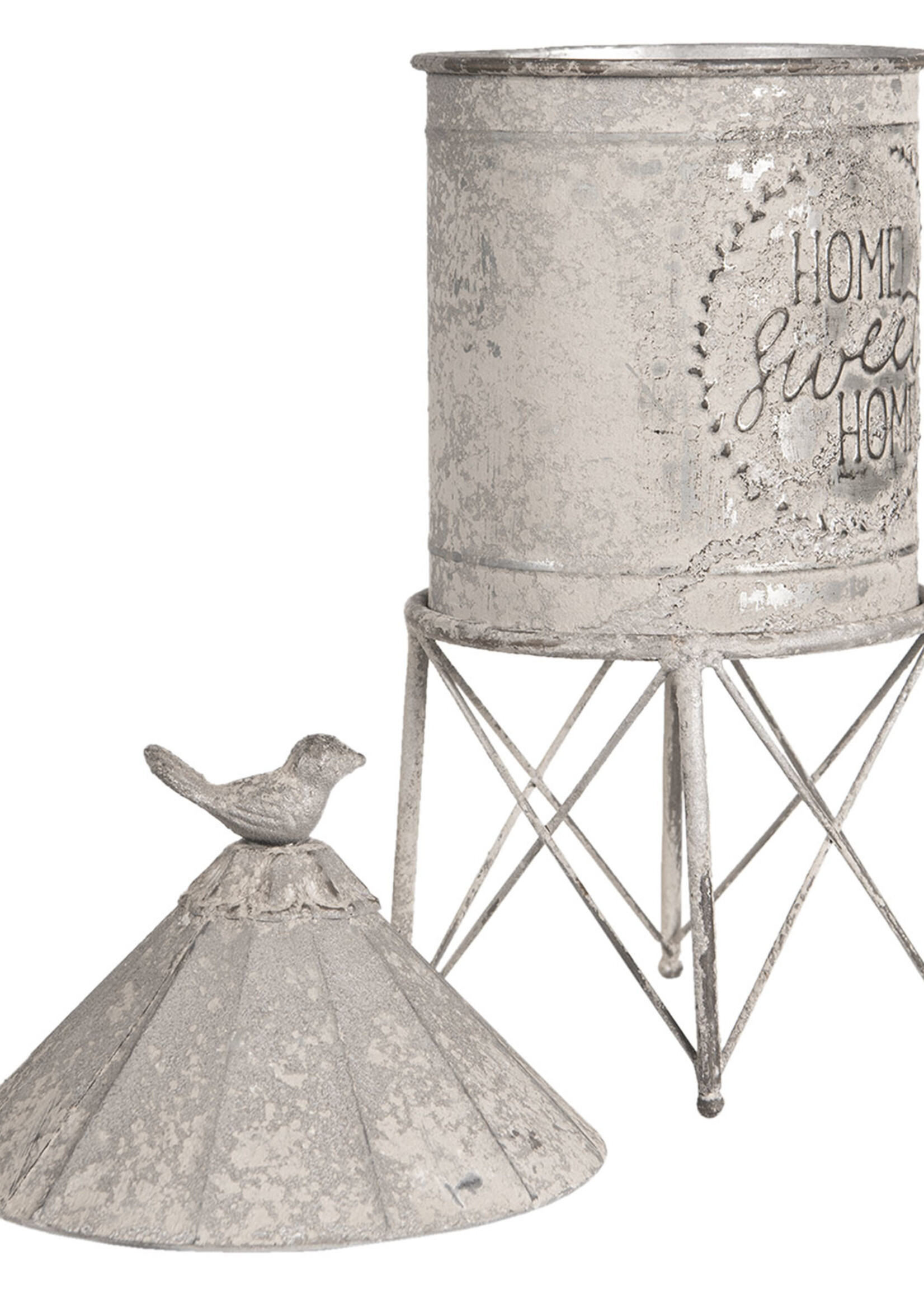 Clayre & Eef Boîte de rangement Ø 17*39 cm 6Y3551