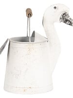 Clayre & Eef Decoratie gieter eend 31*16*27 cm 6Y3555