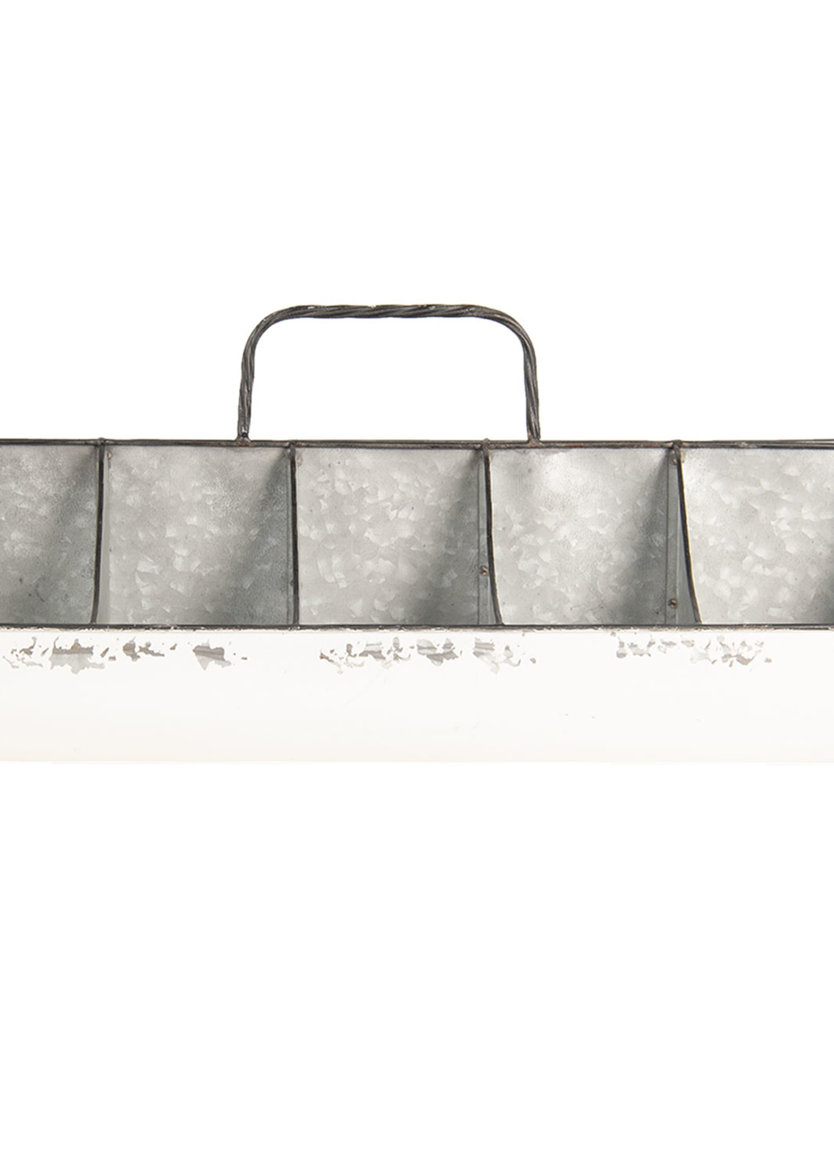 Clayre & Eef Plateau à compartiment 50*26*23 cm 6Y3562