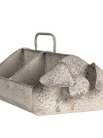 Clayre & Eef Plateau à compartiment cochon 45*24*20 cm 6Y3563