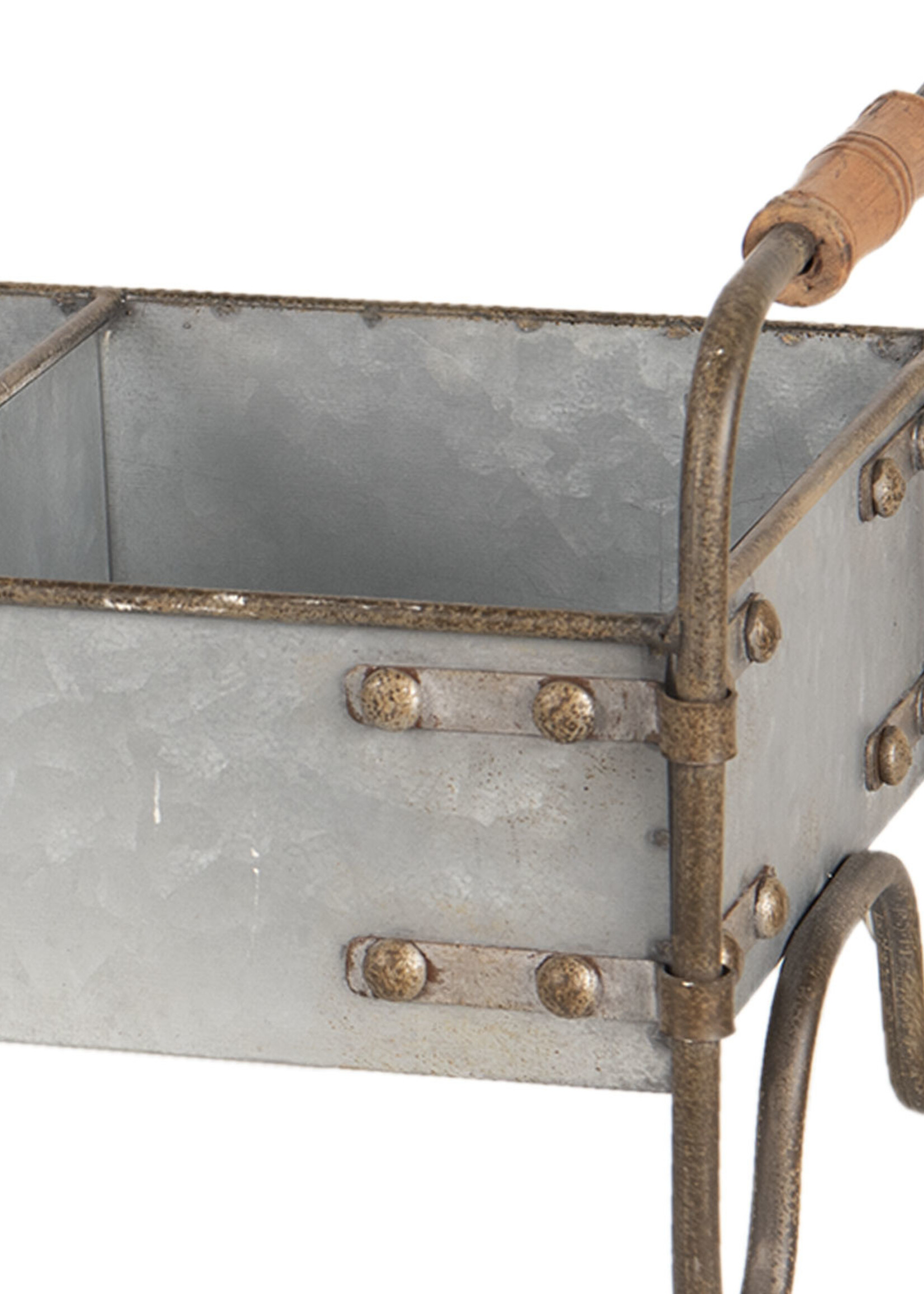 Clayre & Eef Plateau à compartiment 47*20*20 cm 6Y3564