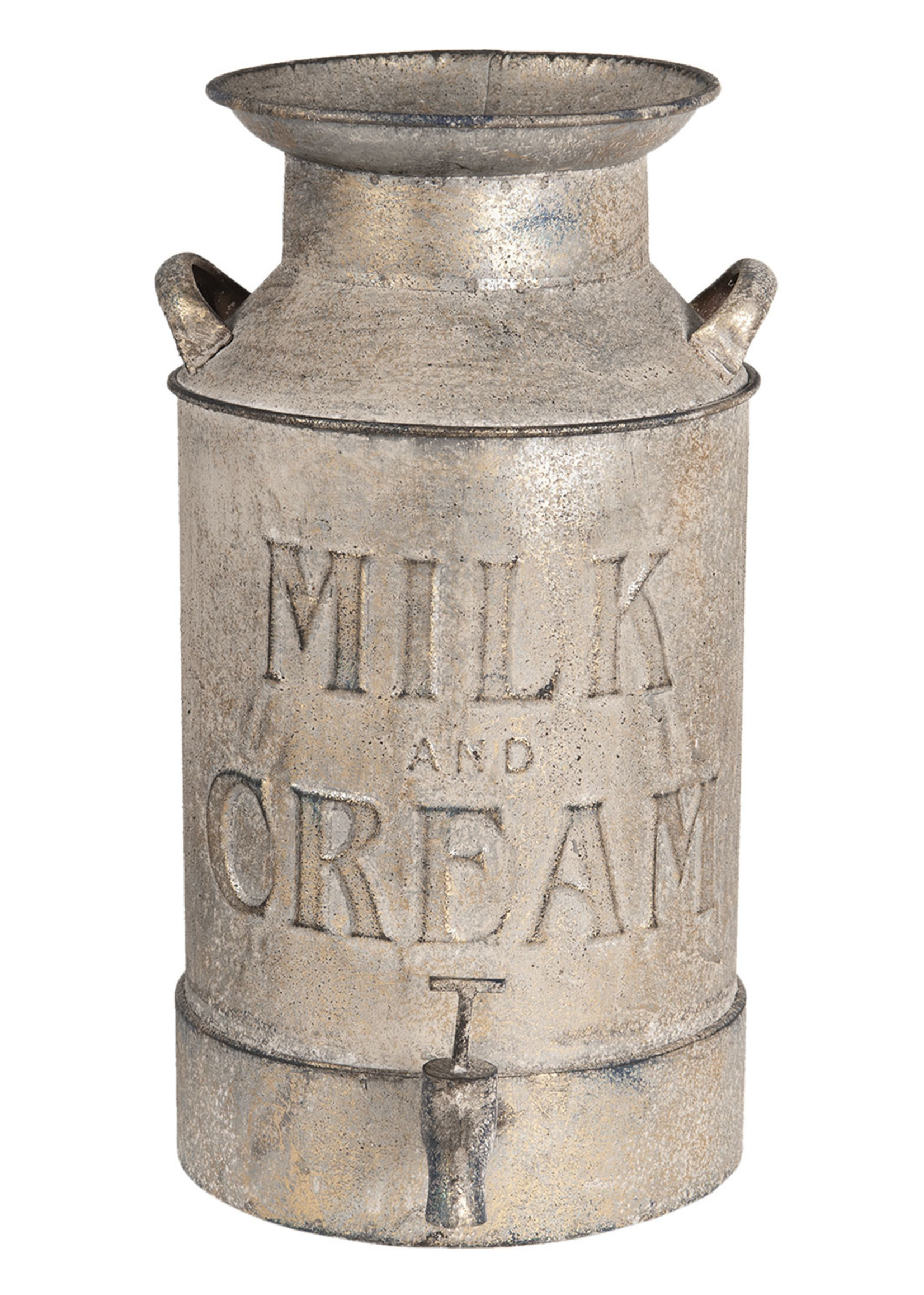 Clayre & Eef Decoratie melkbus 21*27*38 cm / 8000 ml 6Y3566