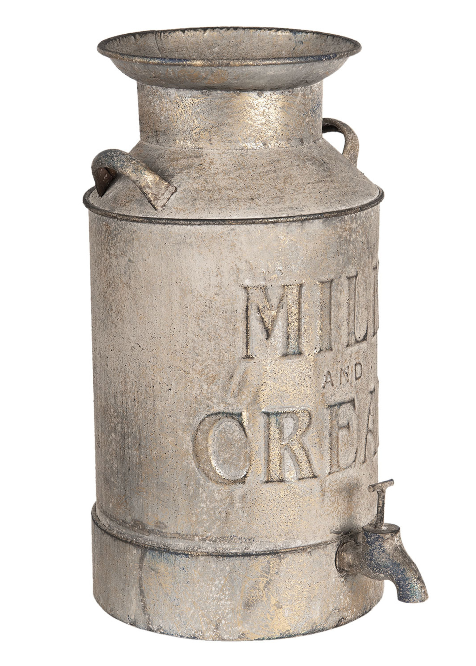 Clayre & Eef Décoration bidon de lait 21*27*38 cm / 8000 ml 6Y3566