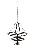 Clayre & Eef Hangend rek voor wijnglazen Ø 47*55 cm 6Y3574