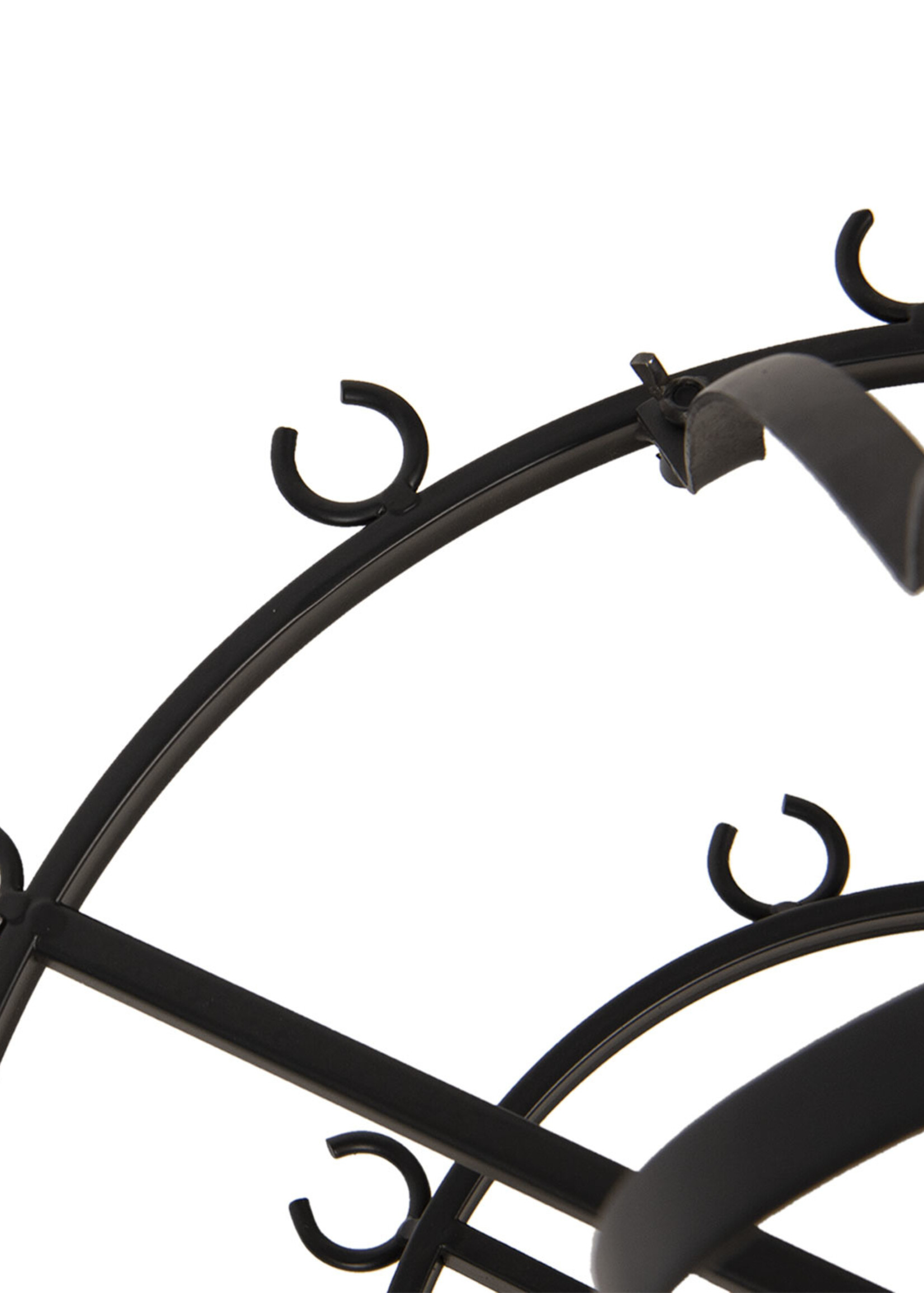 Clayre & Eef Hangend rek voor wijnglazen Ø 47*55 cm 6Y3574