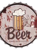 Clayre & Eef Tekstbord Ø 33*5 cm 6Y3602