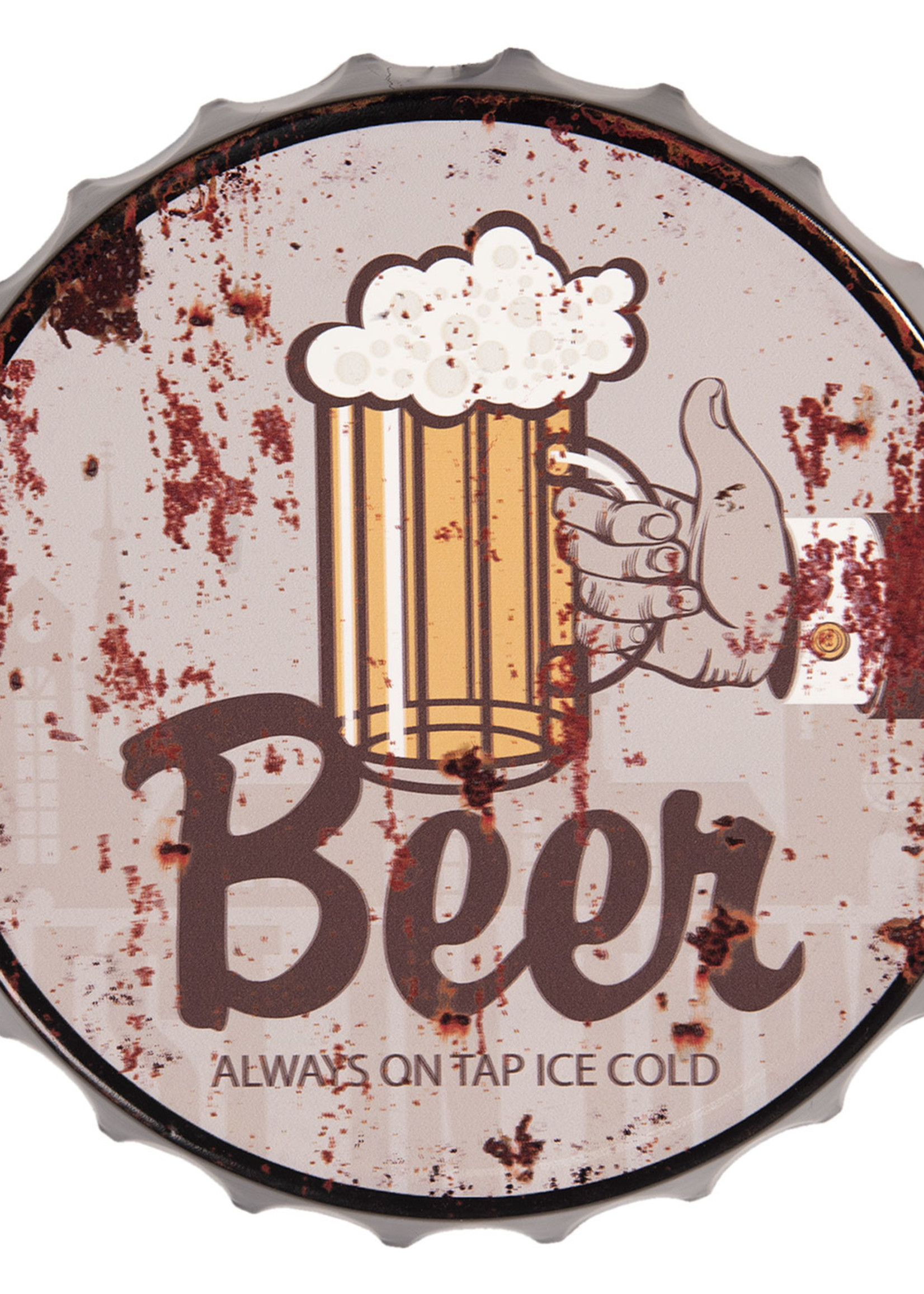 Clayre & Eef Plaque décorative Ø 33*5 cm 6Y3602