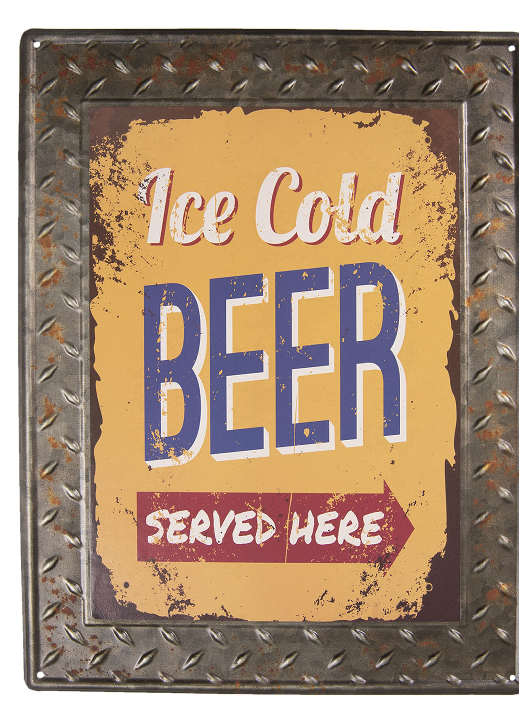 Clayre & Eef Tekstbord 30*40 cm 6Y3611