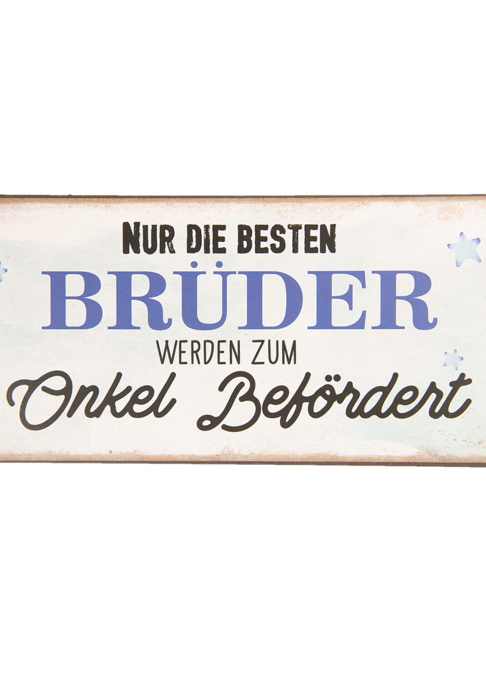 Clayre & Eef Plaque décorative 30*13 cm 6Y3636D