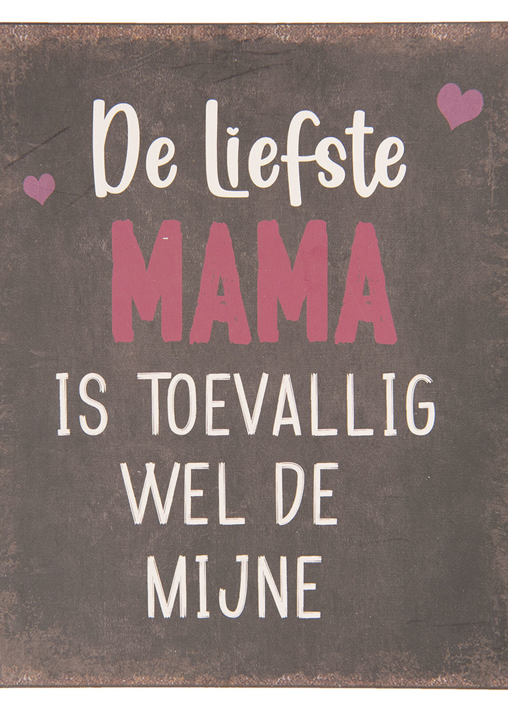 Clayre & Eef Tekstbord 13*15 cm 6Y3643NLZ