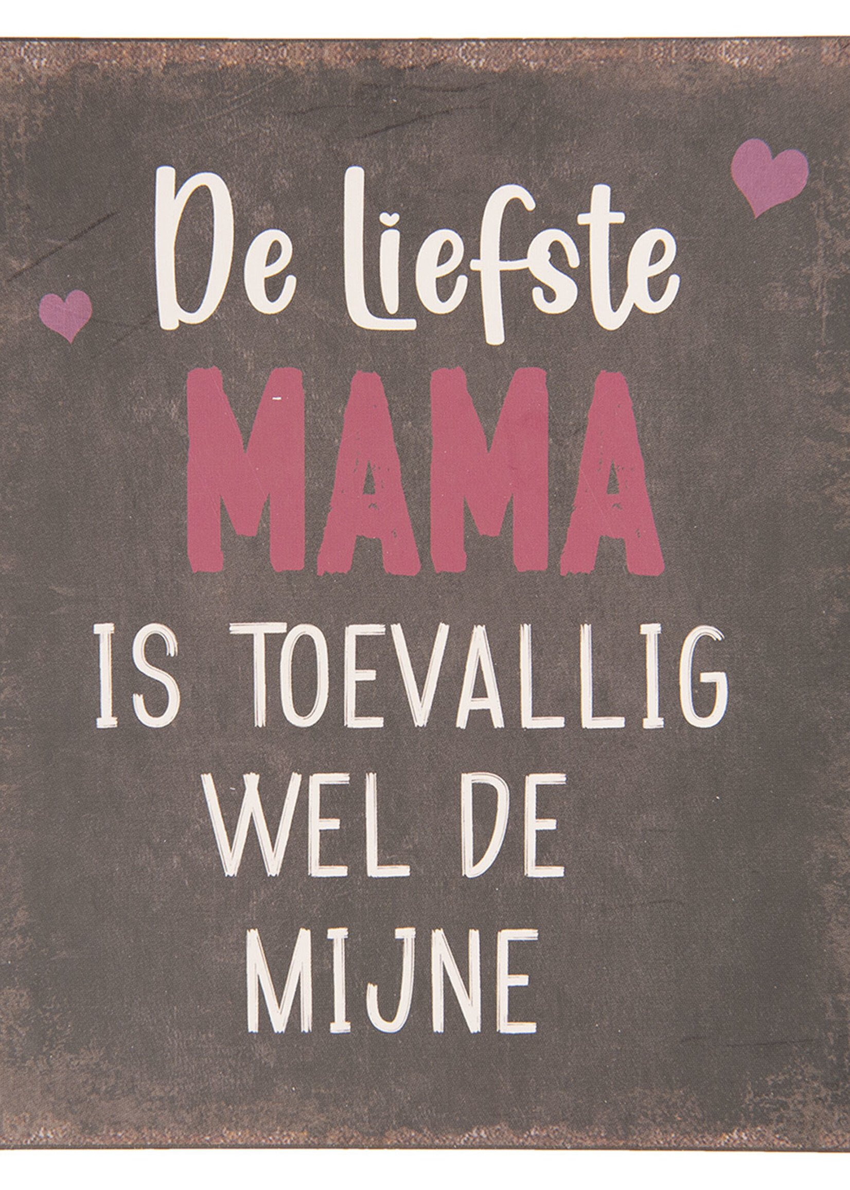 Clayre & Eef Plaque décorative 13*15 cm 6Y3643NLZ