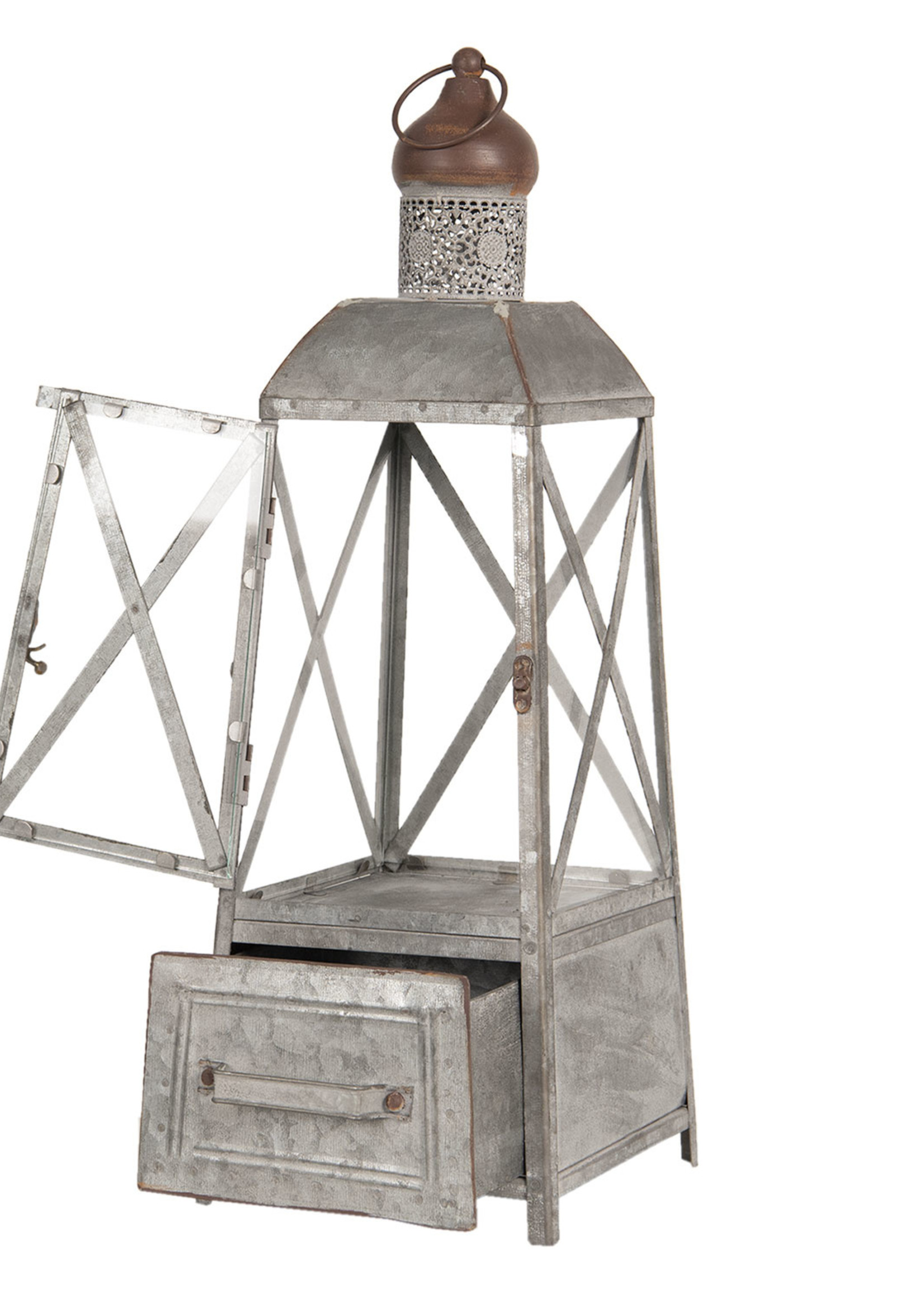 Clayre & Eef Lanterne 20*20*56 cm 6Y3682