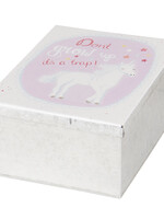 Clayre & Eef Metalen doosje 14*6*10 cm 6Y3686