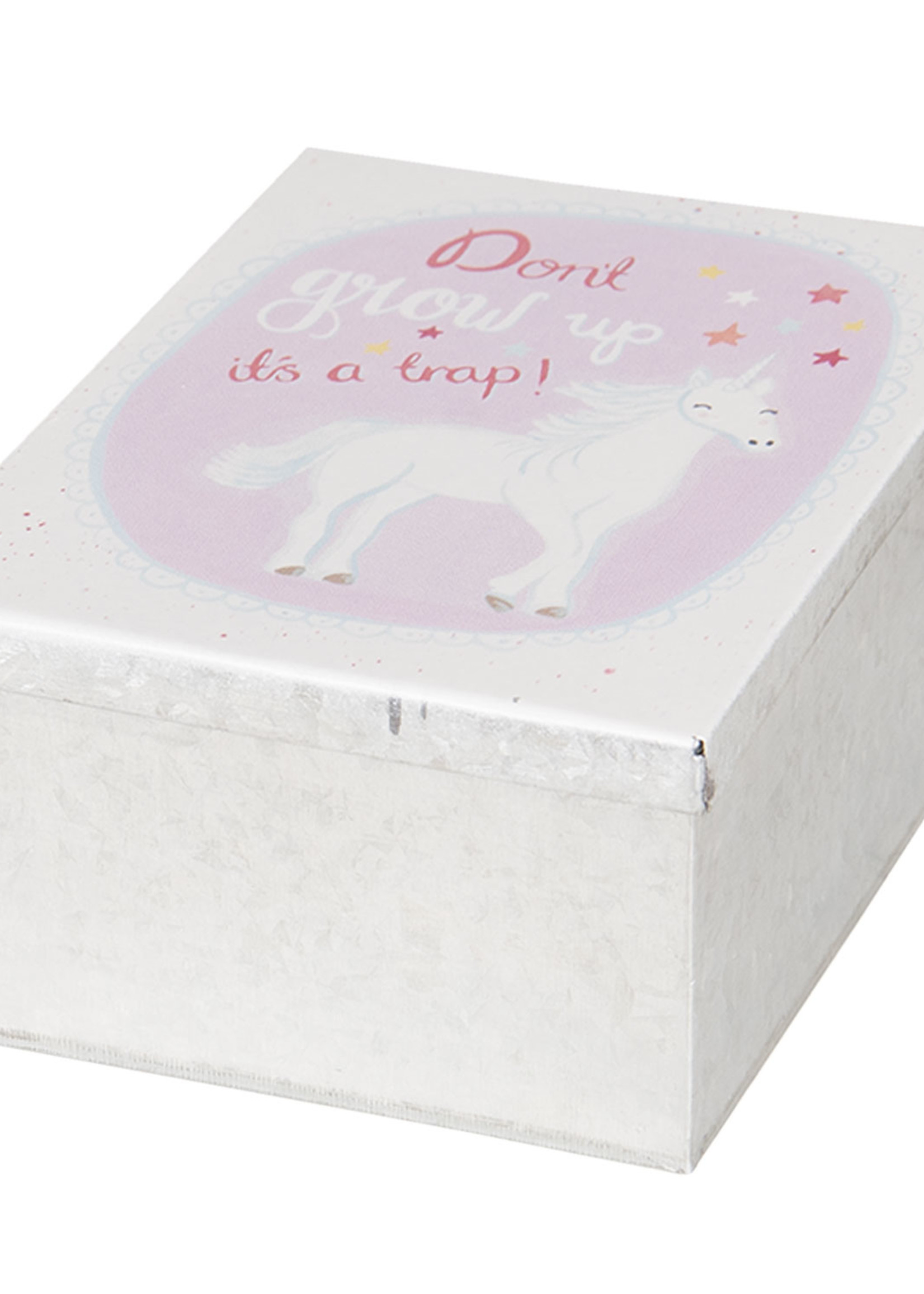 Clayre & Eef Boîte en métal 14*6*10 cm 6Y3686