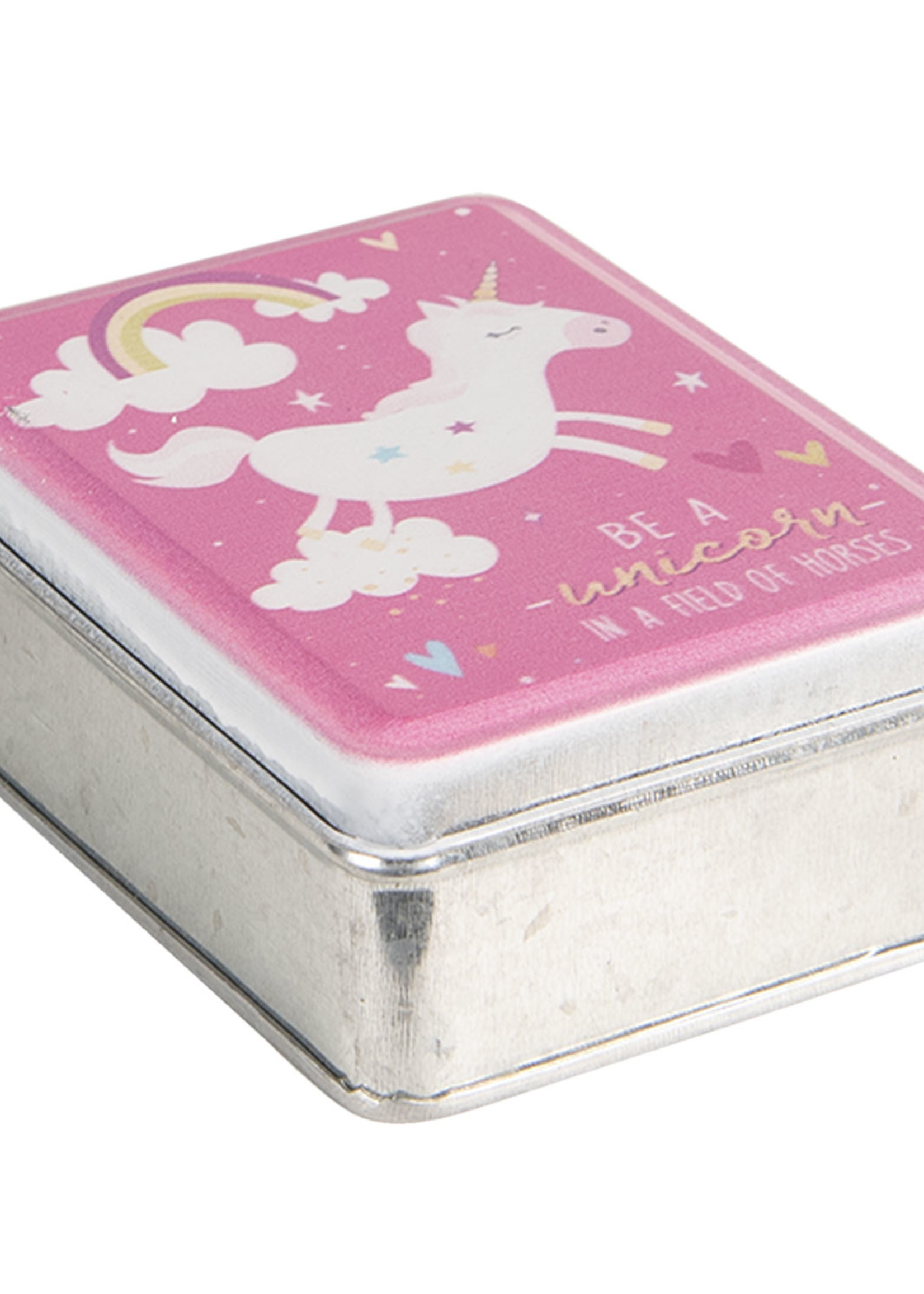 Clayre & Eef Boîte en métal 10*8*4 cm 6Y3688