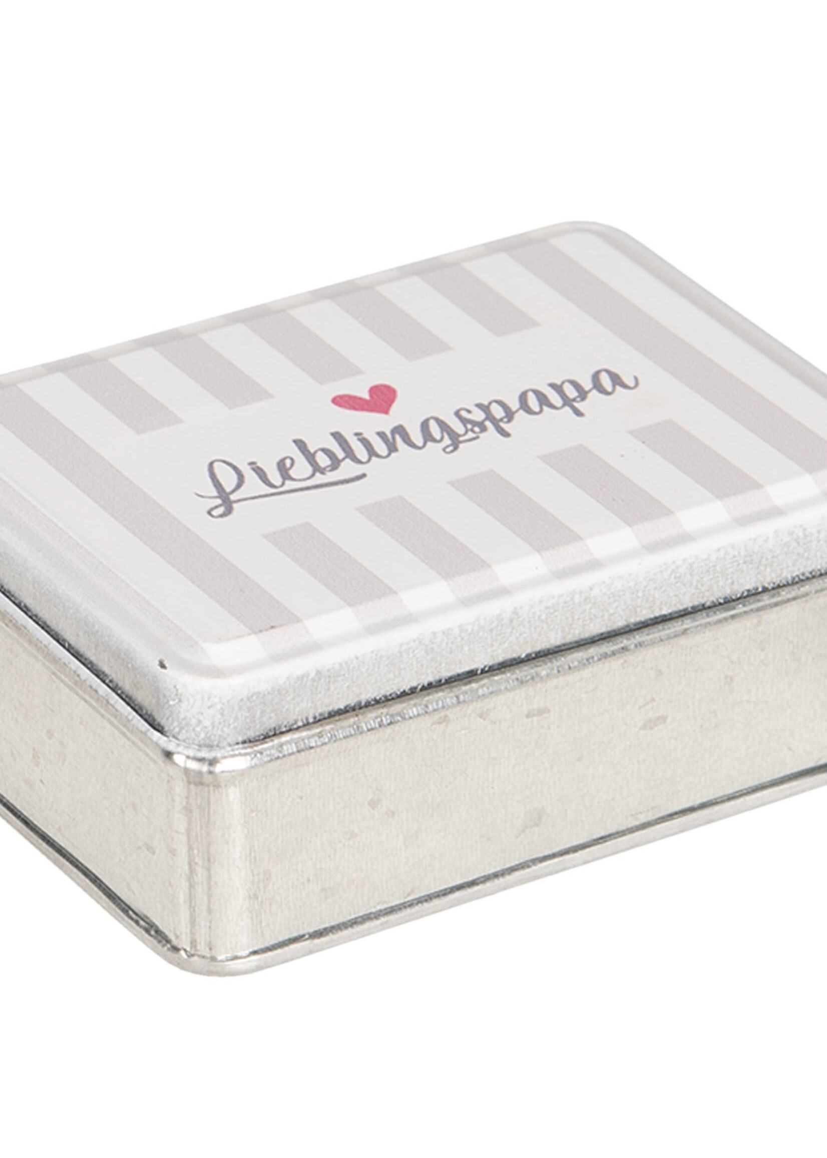 Clayre & Eef Boîte en métal 10*8*4 cm 6Y3689