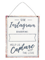 Clayre & Eef Tekstbord 24*1*19 cm 6Y3694