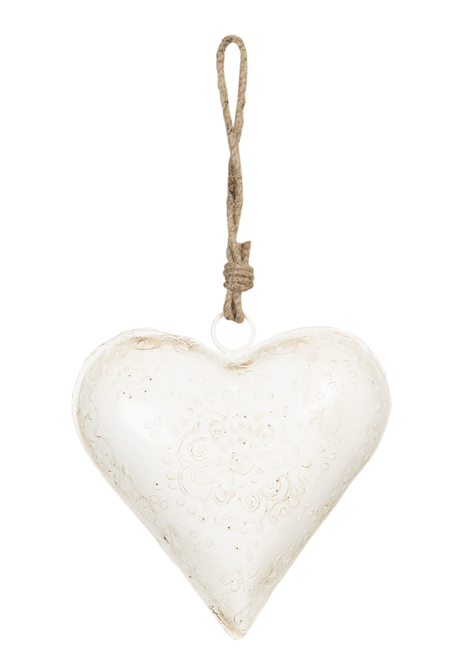 Clayre & Eef Coeur pendentif 16*4*16 cm 6Y3719