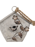 Clayre & Eef Decoratie vogelhuis 21*11*22 cm 6Y3721