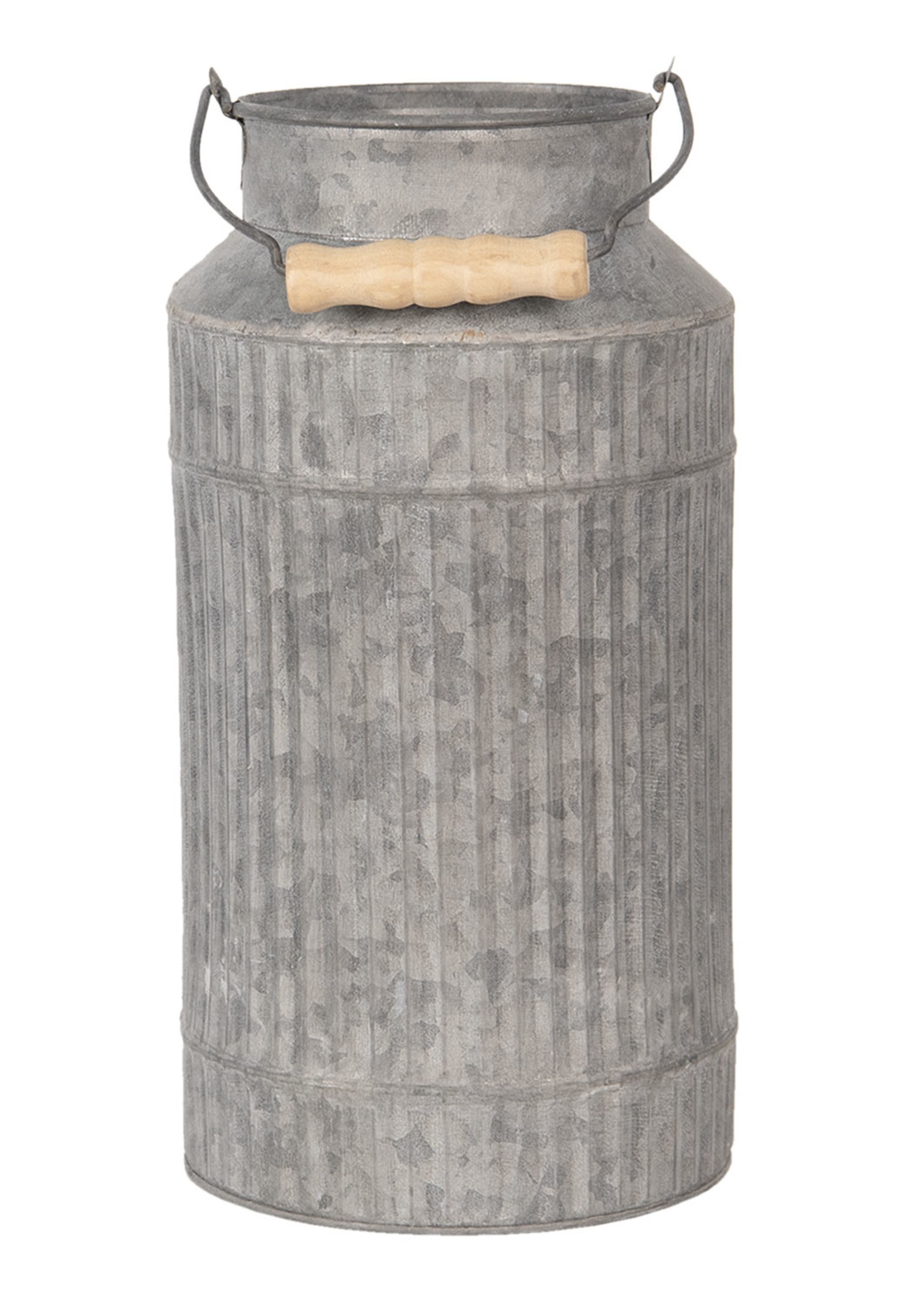 Clayre & Eef Décoration bidon de lait Ø 16*32 cm 6Y3731