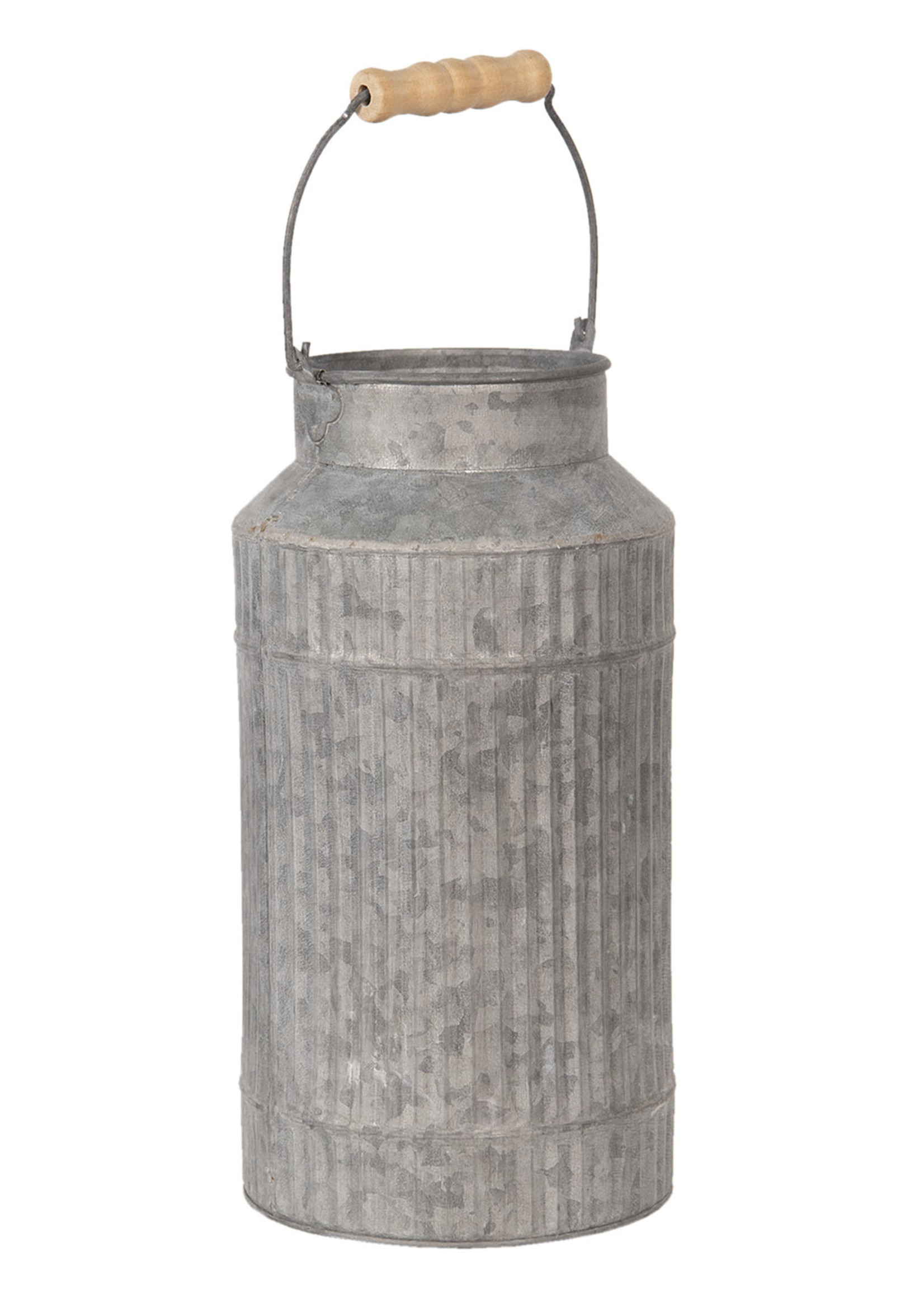 Clayre & Eef Décoration bidon de lait Ø 16*32 cm 6Y3731