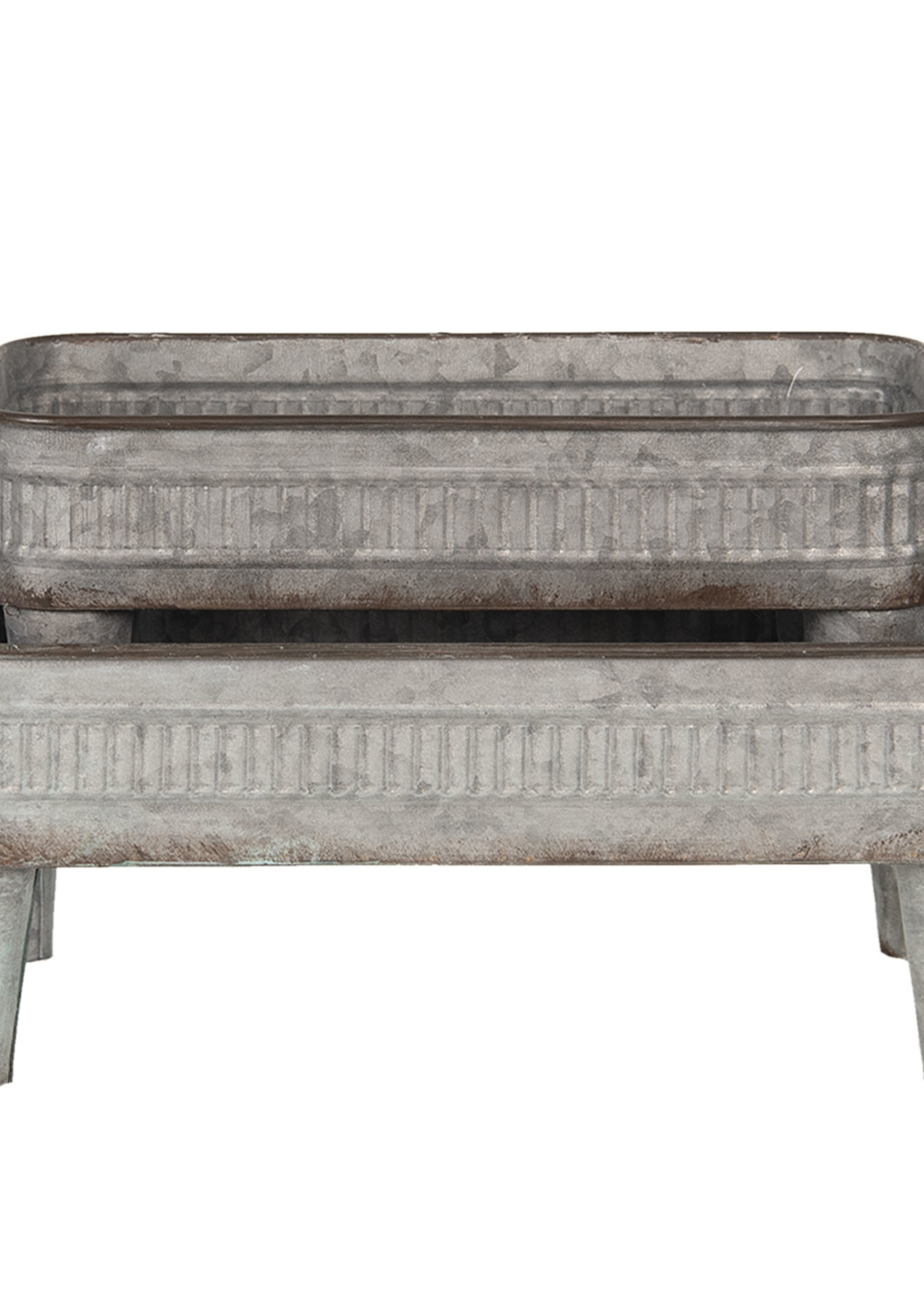 Clayre & Eef Plateau (set 2) 38*20*15 / 31*17*14 cm 6Y3734