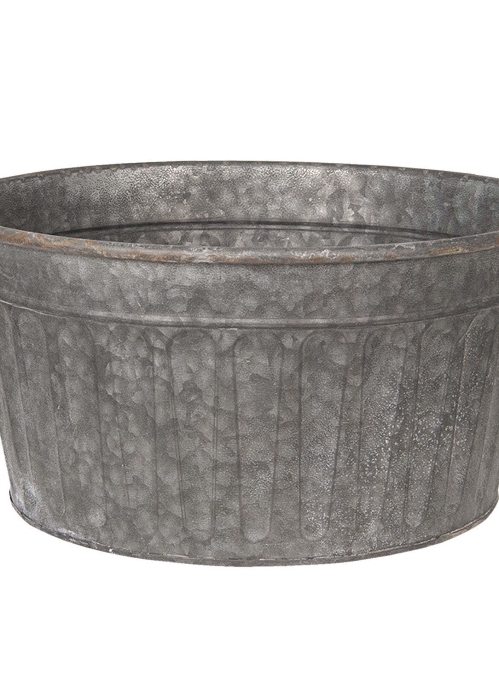 Clayre & Eef Decoratie ijzeren teil (2) Ø 35*17 / Ø 27*15 cm 6Y3735