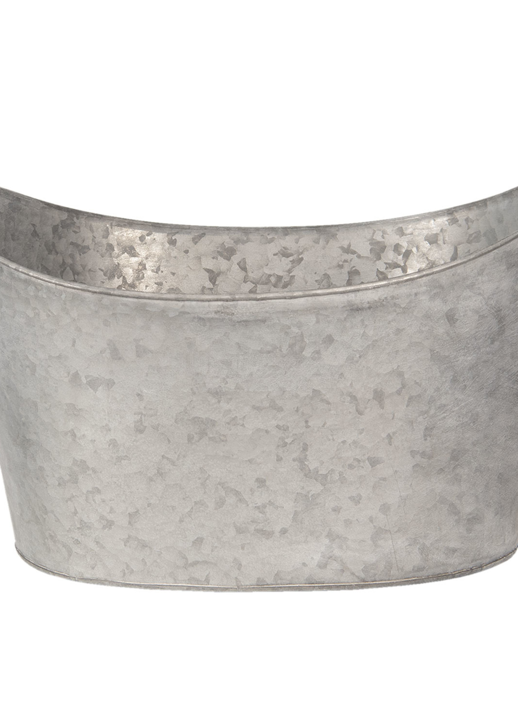 Clayre & Eef Decoratie ijzeren teil 49*33*28 cm 6Y3736