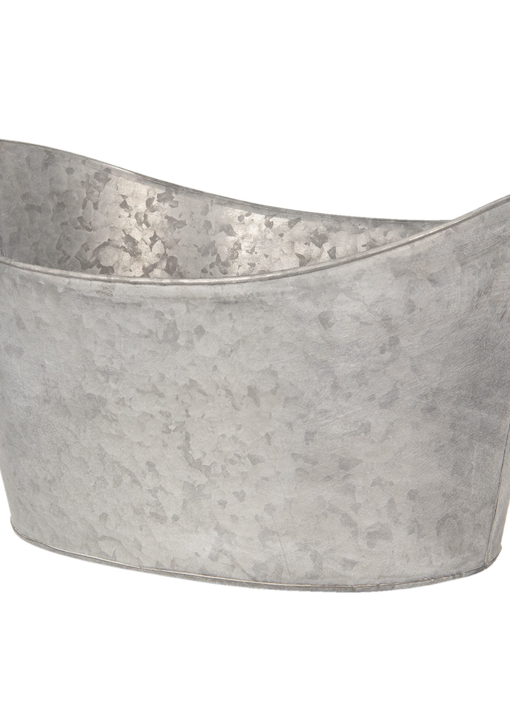 Clayre & Eef Decoratie ijzeren teil 49*33*28 cm 6Y3736