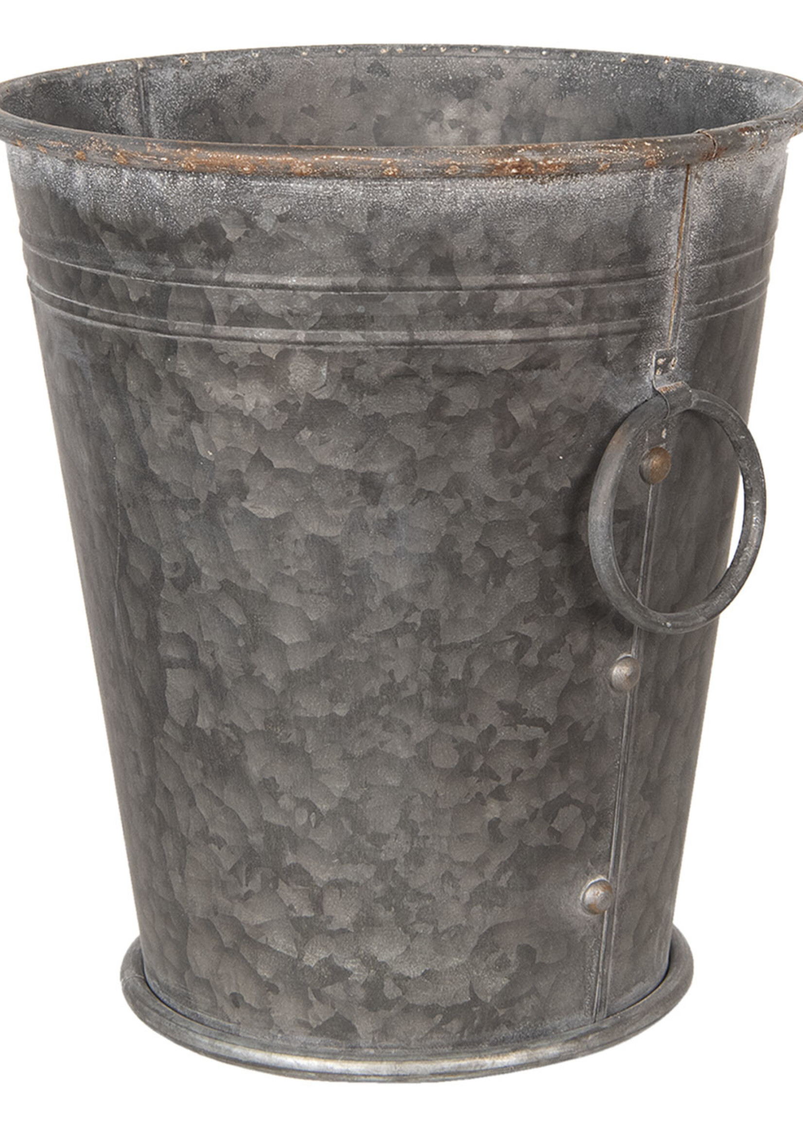 Clayre & Eef Decoration seau (2) Ø 37*42 / 32*35 cm 6Y3738