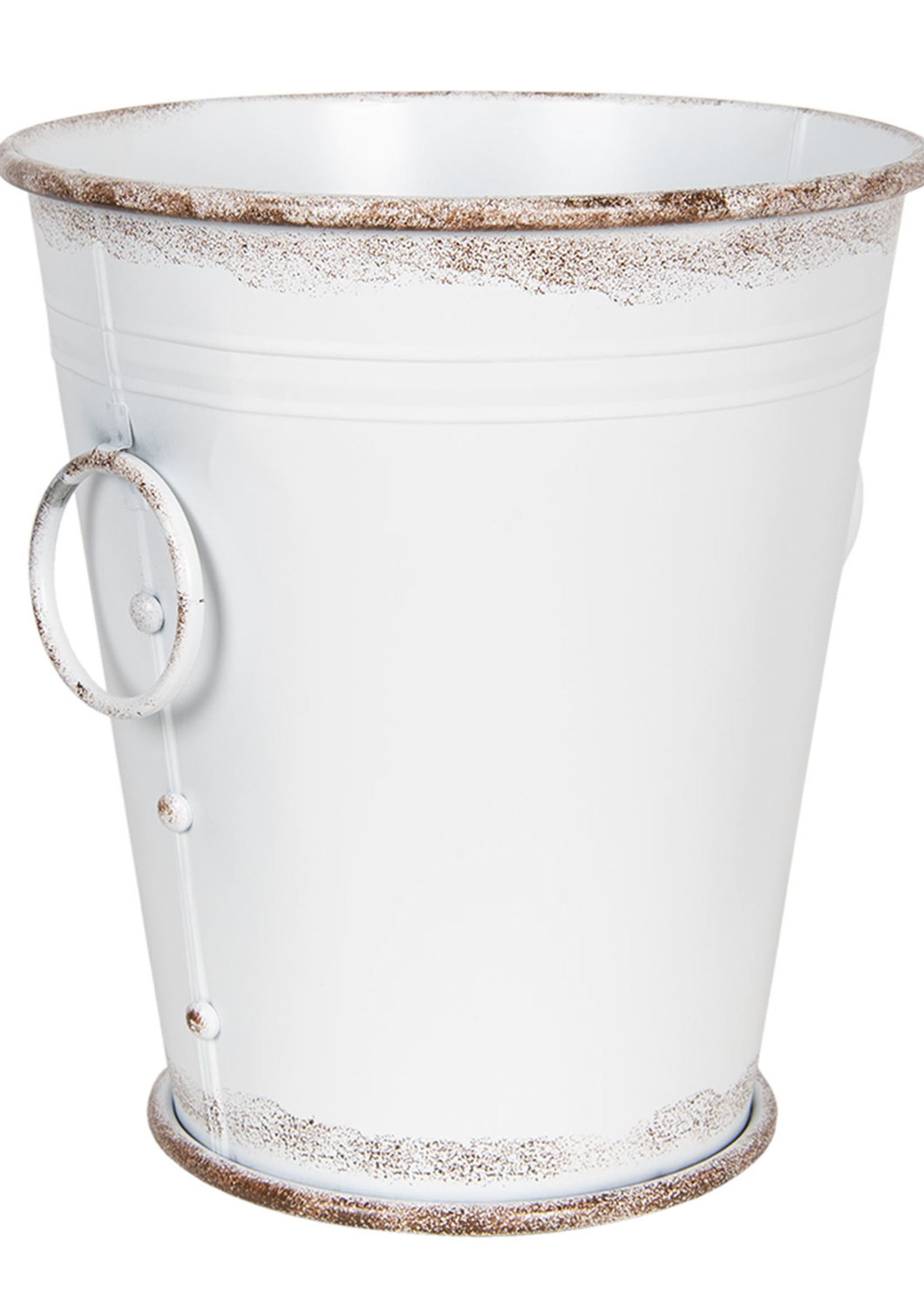 Clayre & Eef Decoratie emmer (2) Ø 37*42 / 32*35 cm 6Y3738W