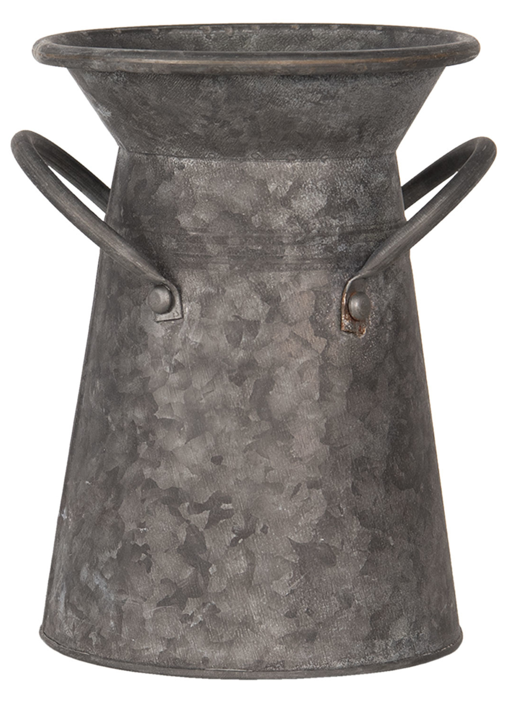 Clayre & Eef Décoration scuttle charbon Ø 17*23 cm 6Y3742