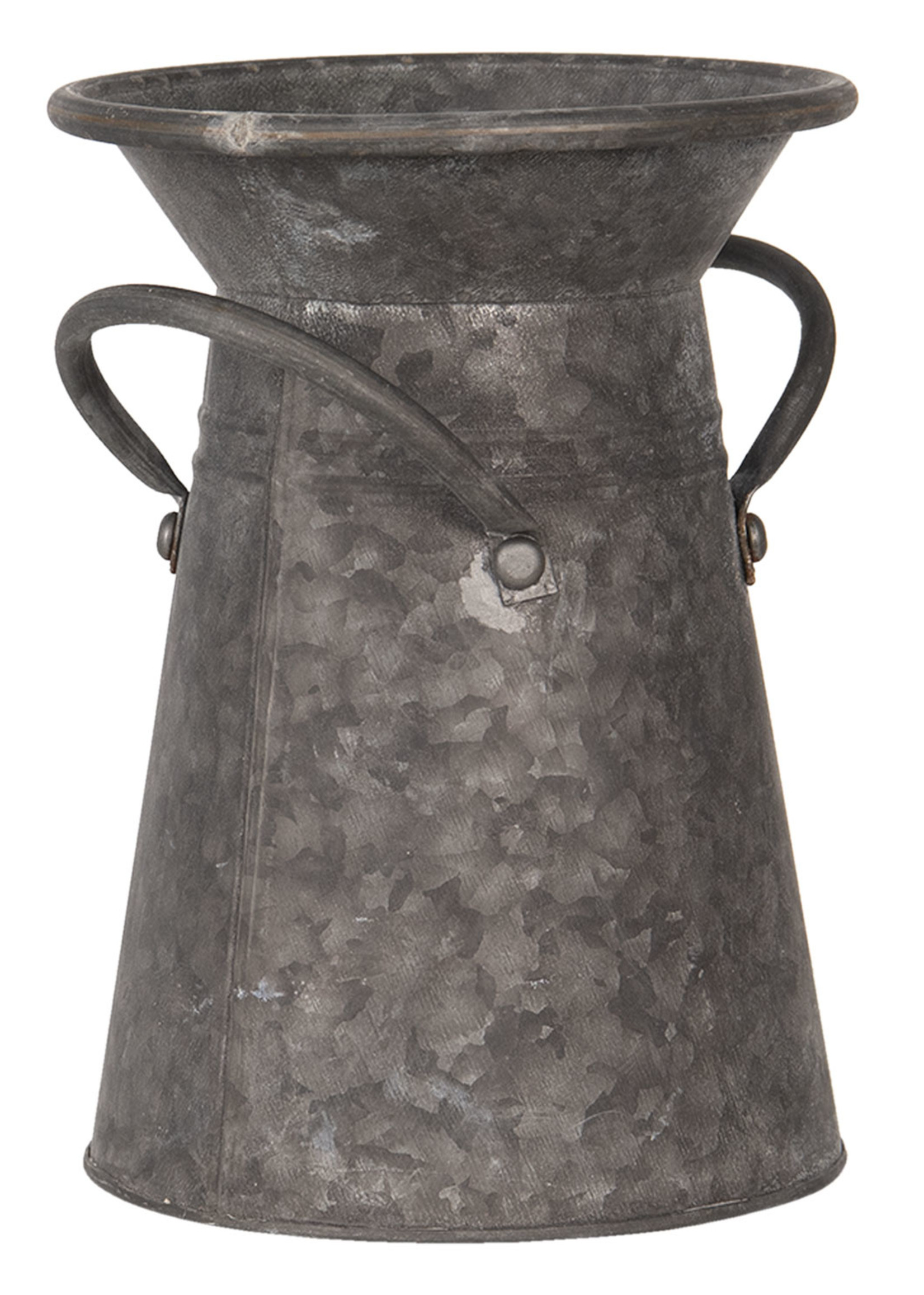 Clayre & Eef Décoration scuttle charbon Ø 17*23 cm 6Y3742