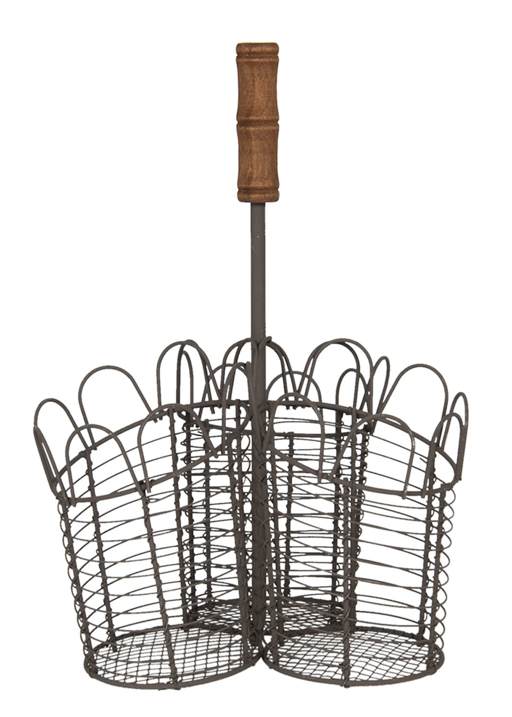 Clayre & Eef Planthouder 25*25*34 cm 6Y3757