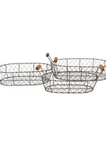 Clayre & Eef Manden (3) 42*27*15 / 38*23*14 / 34*19*13 cm 6Y3769