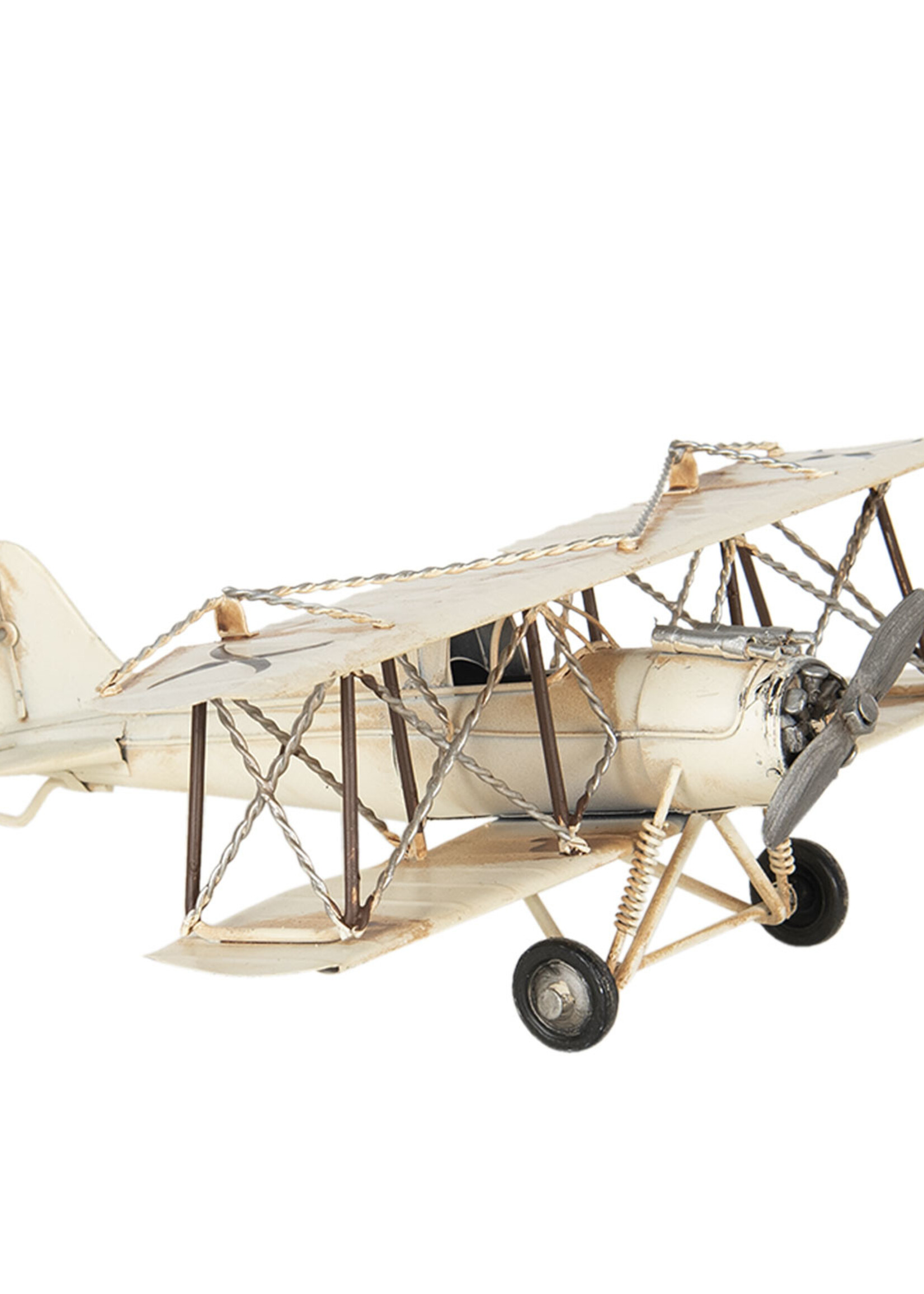 Clayre & Eef Modèl avion 28*25*11 cm 6Y3819