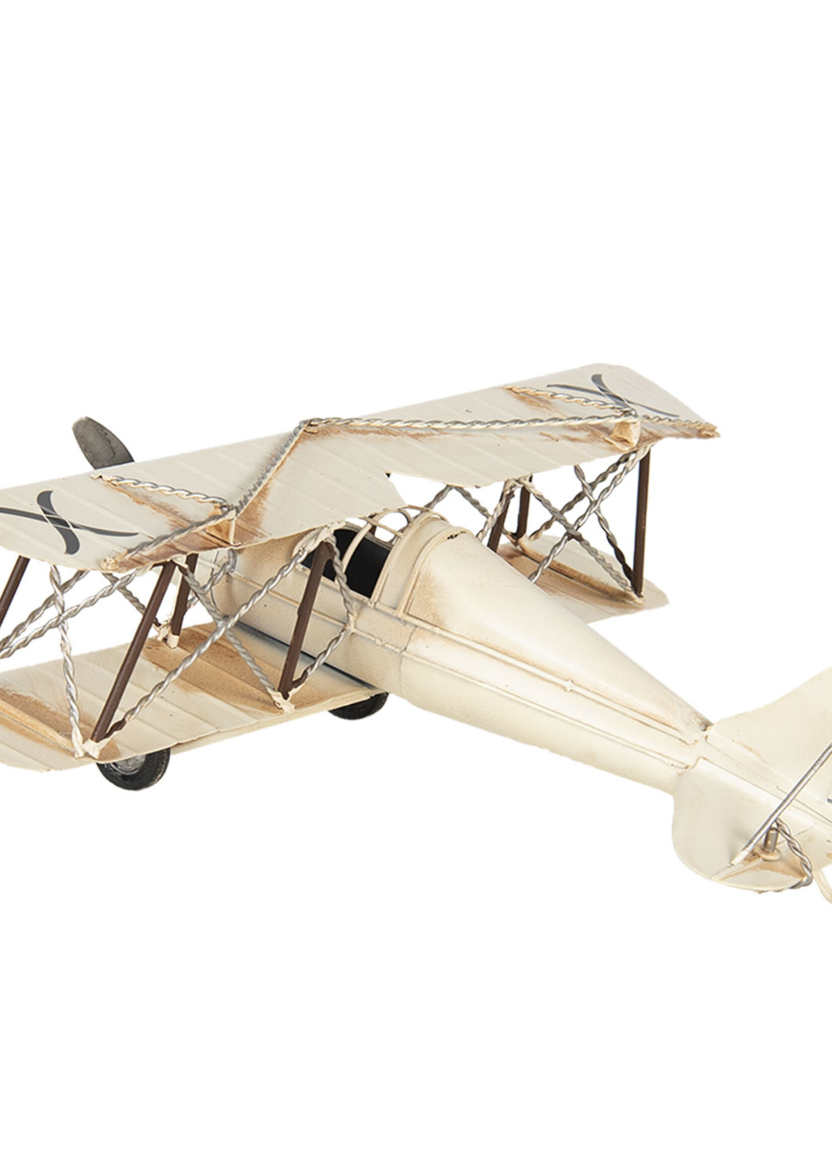 Clayre & Eef Modèl avion 28*25*11 cm 6Y3819