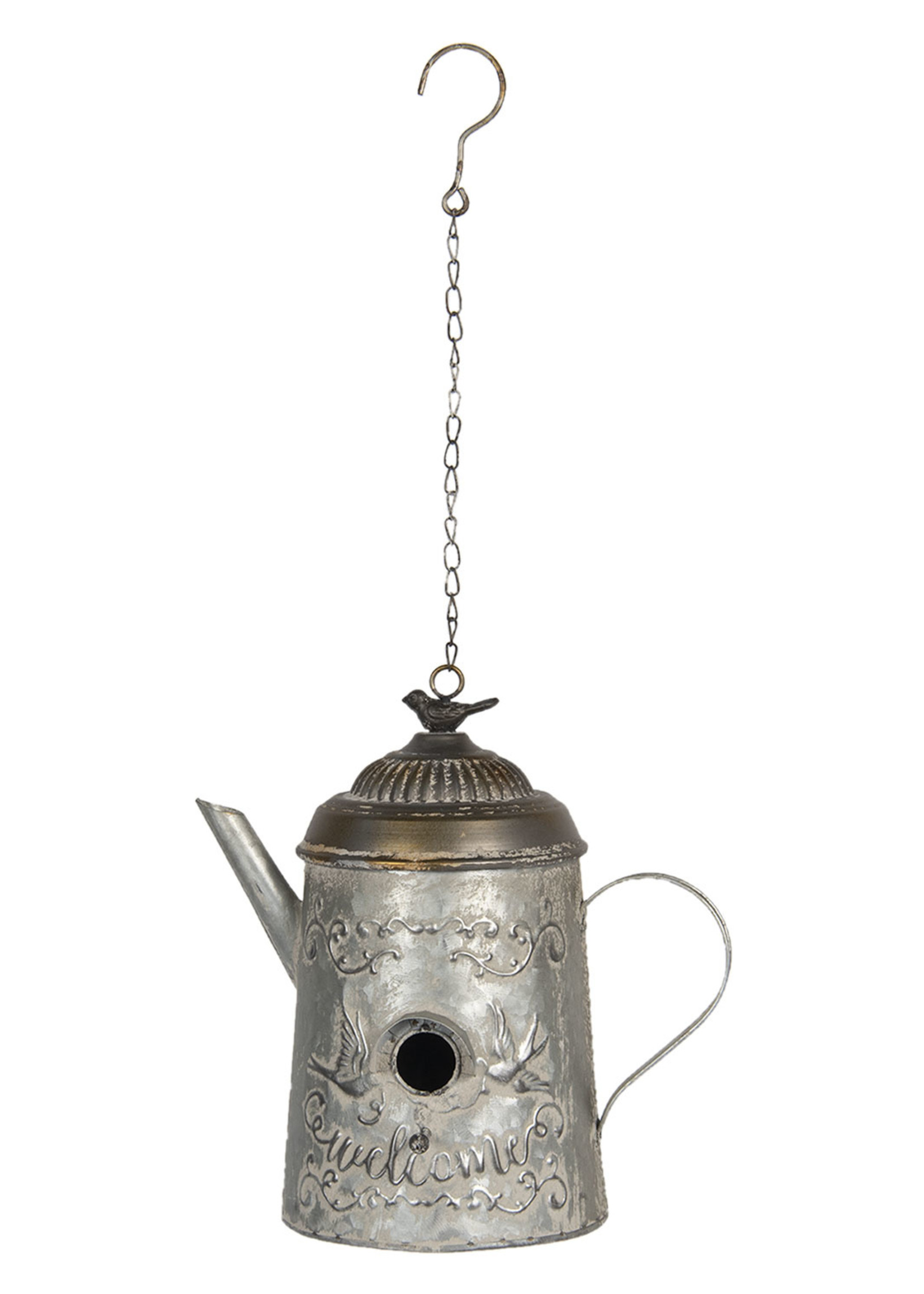 Clayre & Eef Decoratie vogelhuis 29*18*29 cm 6Y3920