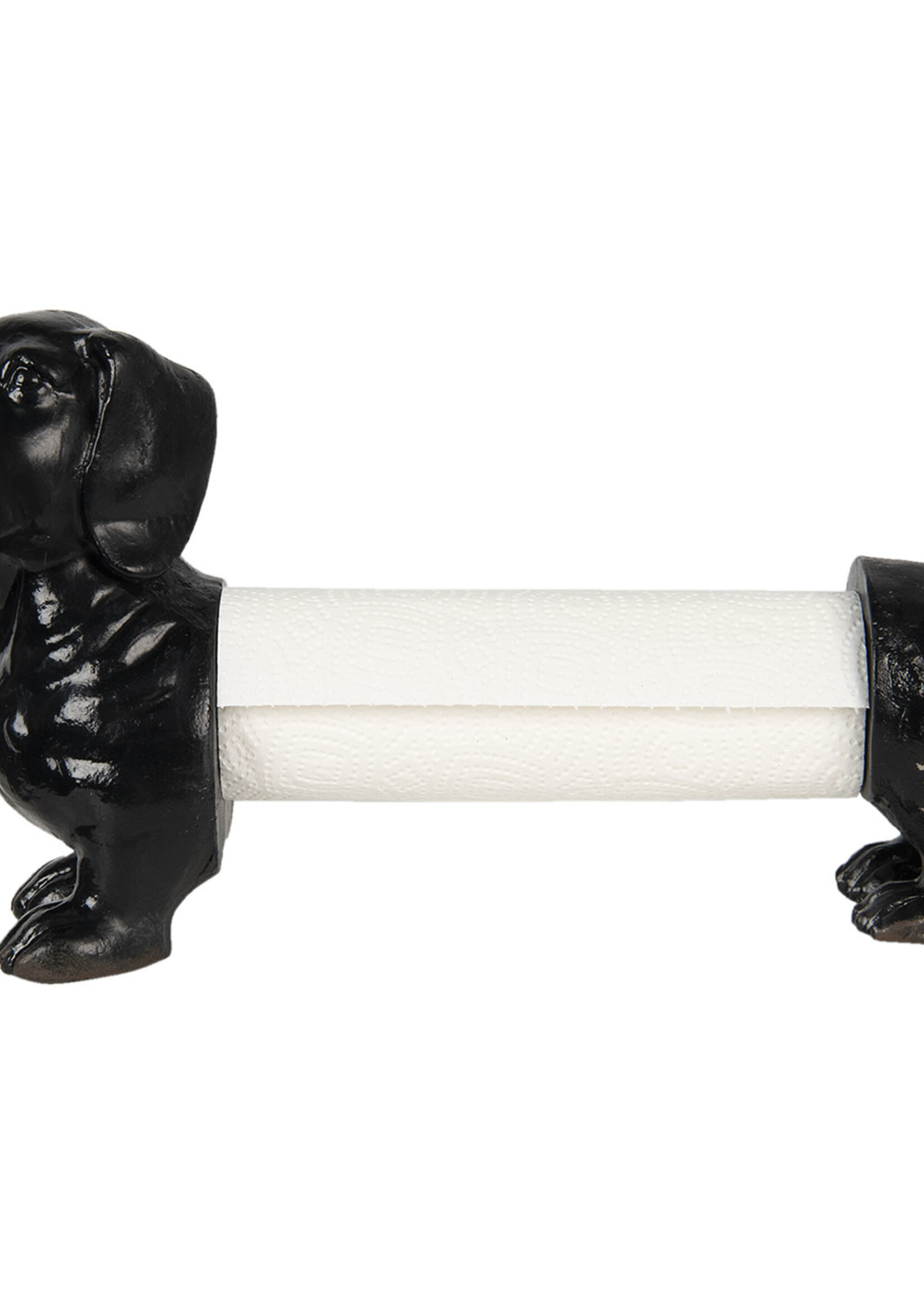 Clayre & Eef Keukenrolhouder hond 36*12*22 cm 6Y3943