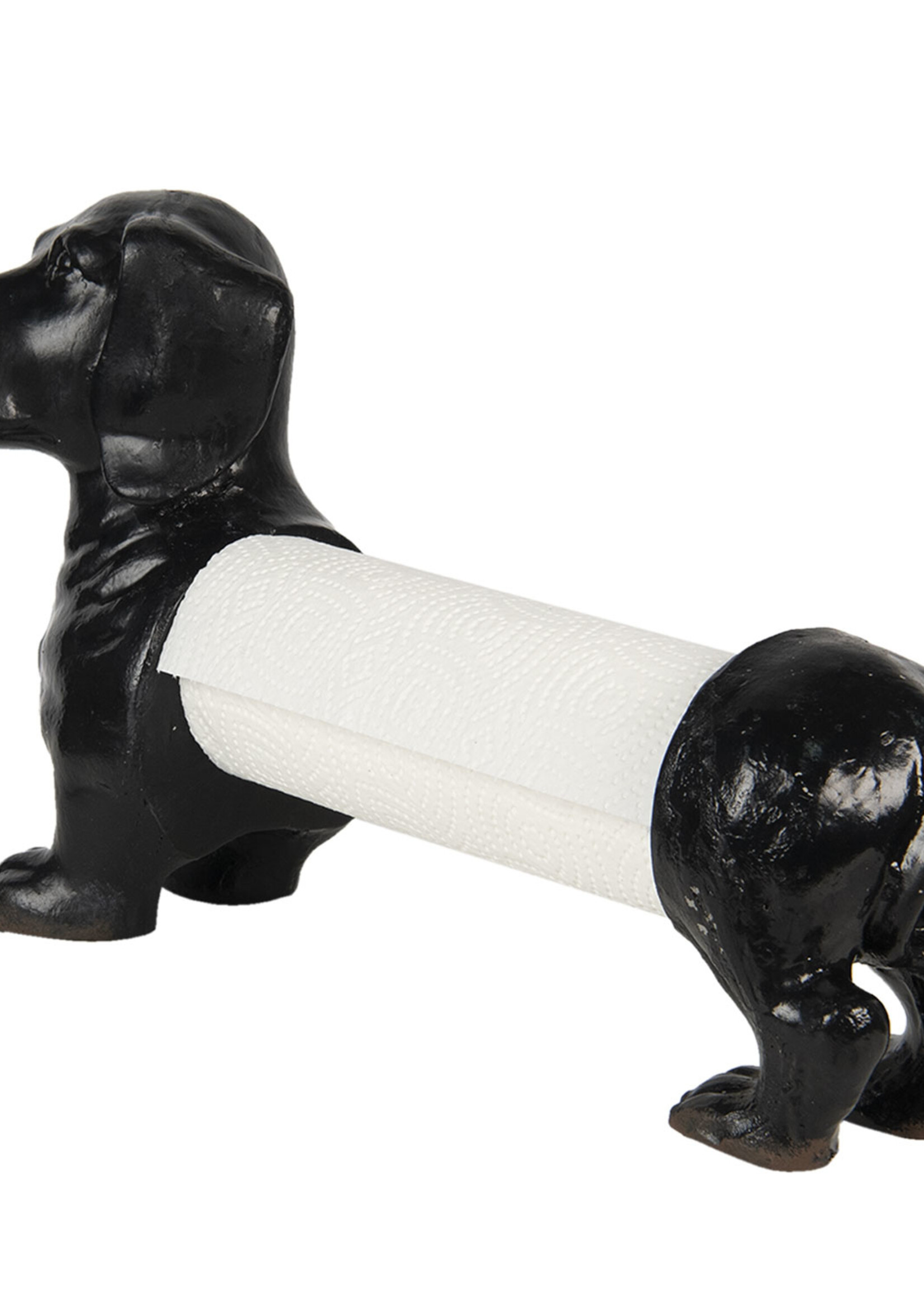 Clayre & Eef Porte-essuie-tout chien 36*12*22 cm 6Y3943