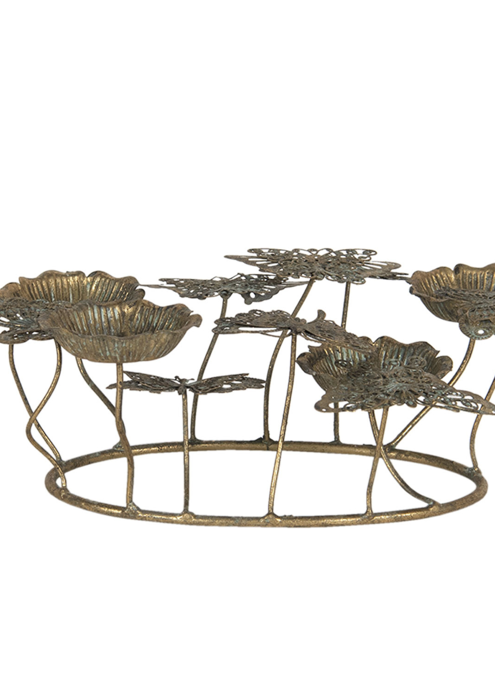 Clayre & Eef Waxinelichthouder 35*31*12 cm 6Y3990