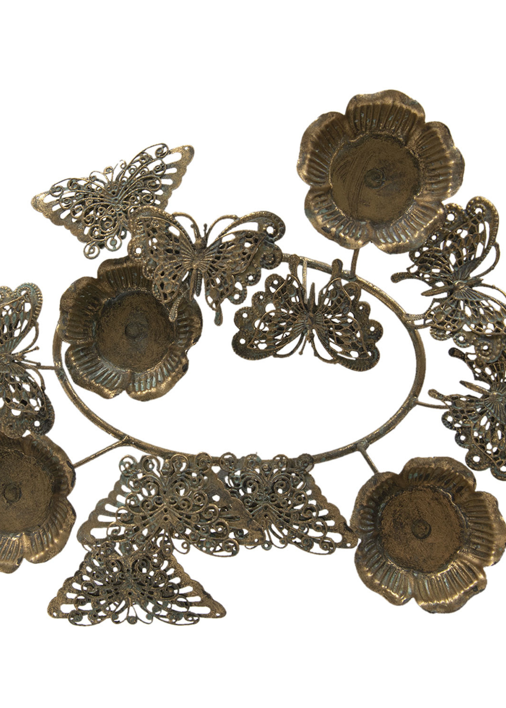 Clayre & Eef Waxinelichthouder 35*31*12 cm 6Y3990