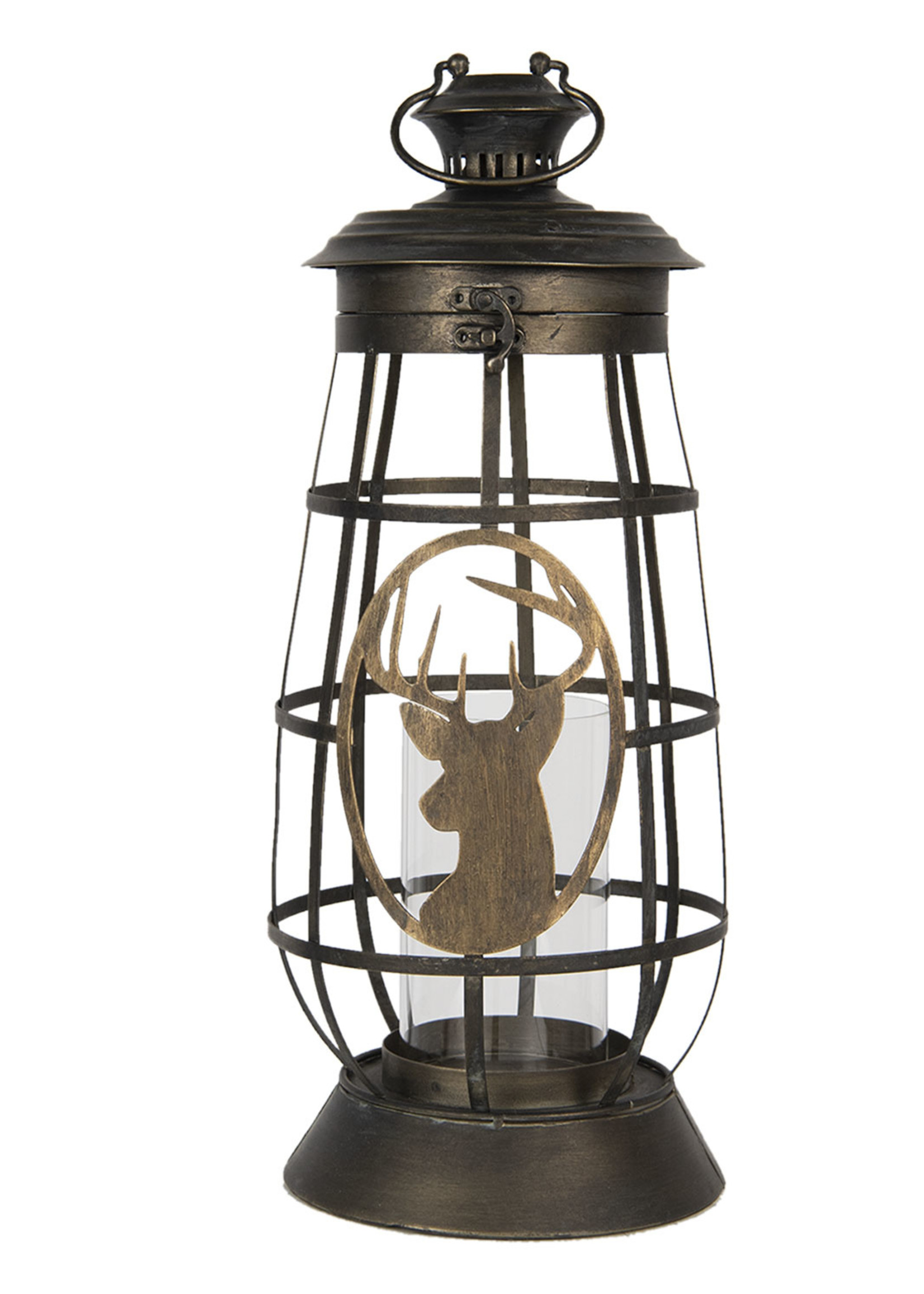 Clayre & Eef Lanterne 18*18*50 cm 6Y3994