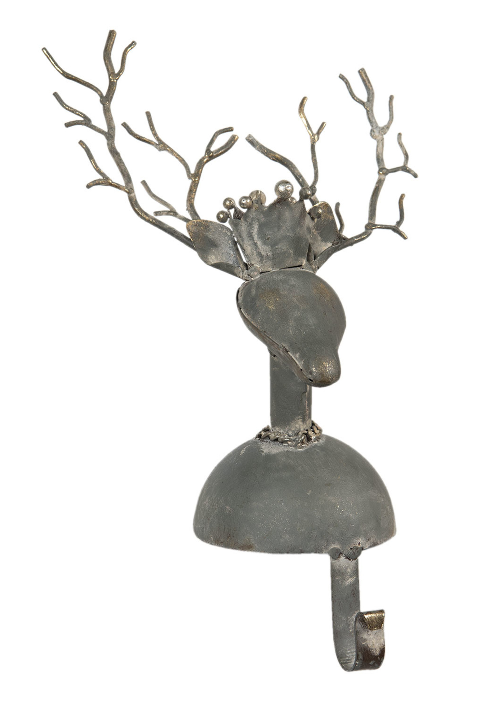 Clayre & Eef Sokhanger hert 17*13*33 cm 6Y4005