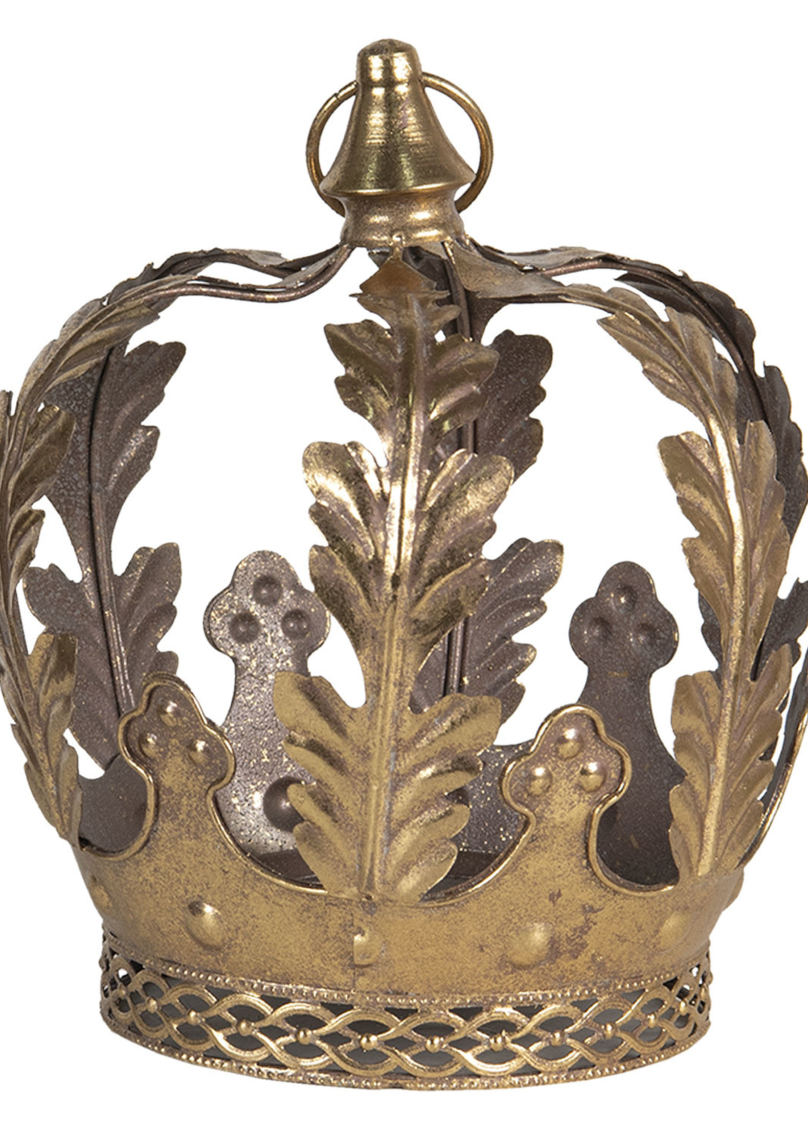 Clayre & Eef Décoration couronne royale Ø 22*25 cm 6Y4029