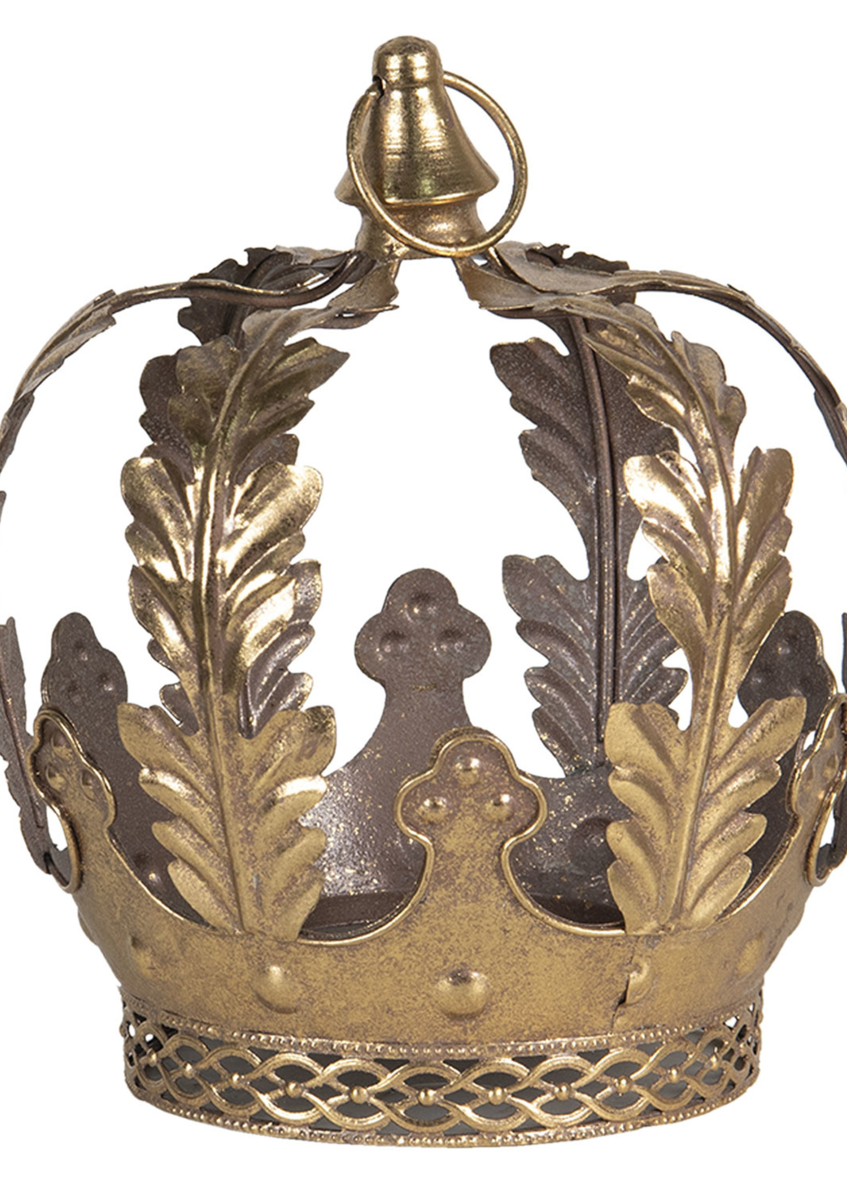 Clayre & Eef Décoration couronne royale Ø 22*25 cm 6Y4029